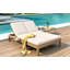 Chaise longue double à 5 positions à dossier réglable pour l'extérieur-1706036290