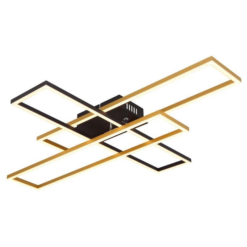 Chasitie Aluminium LED Flush Mount, Gold
