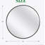 Miroir rond en métal-2029685394