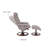 Upholstered Swivel Recliner
