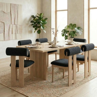 Chaise en bois massif Abentego