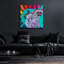 Art mural en verre épique «Jungle Safari 13» par Hello Angel, 12 po x 12 po-683251265