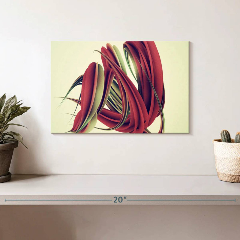 Avery Abstract Twisted Shape, 8" H x 12" W