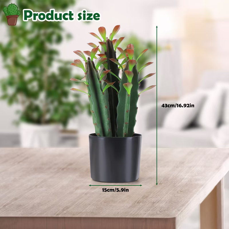 Artificial Cactus Potted Plant