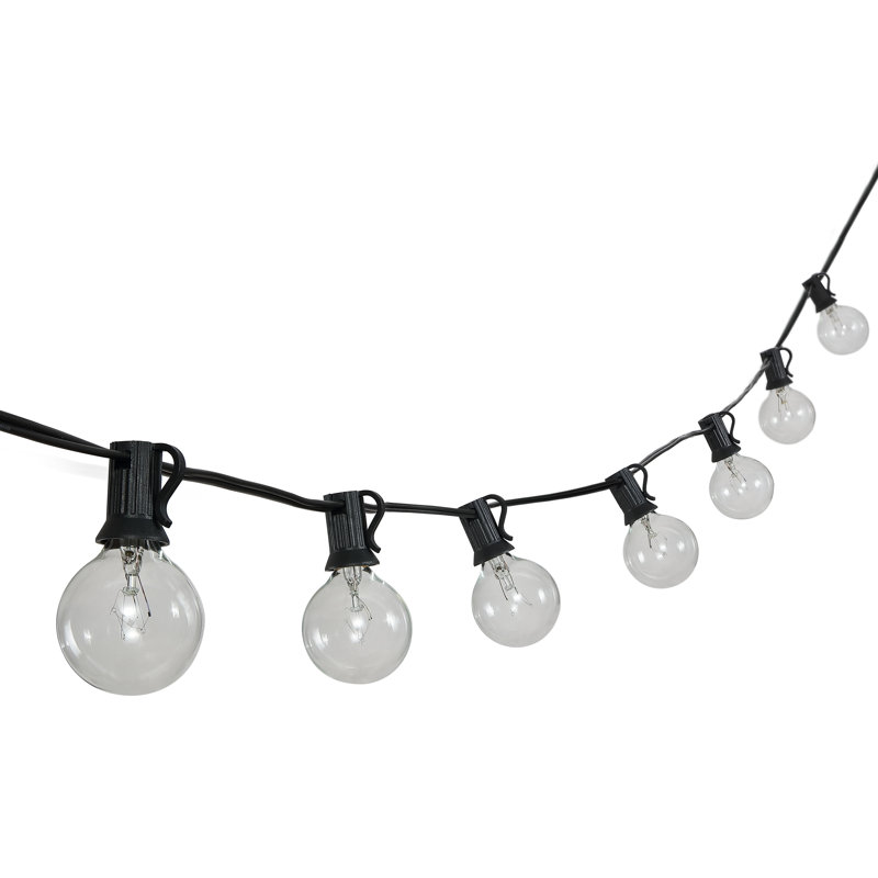 Outdoor 25 - Bulb 25'' Plug-in Globe String Light