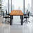 Modern Solid Wood Rectangular Conference Table-1639420207