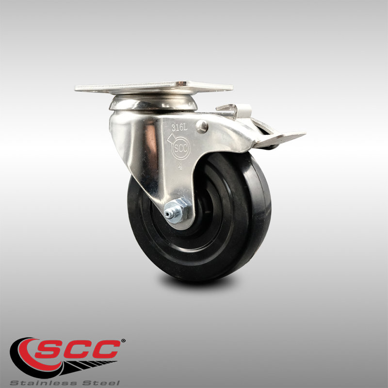 Soft Rubber Casters