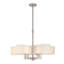 Lustre géométrique 5 lumières à abat-jour Aickel-22375425