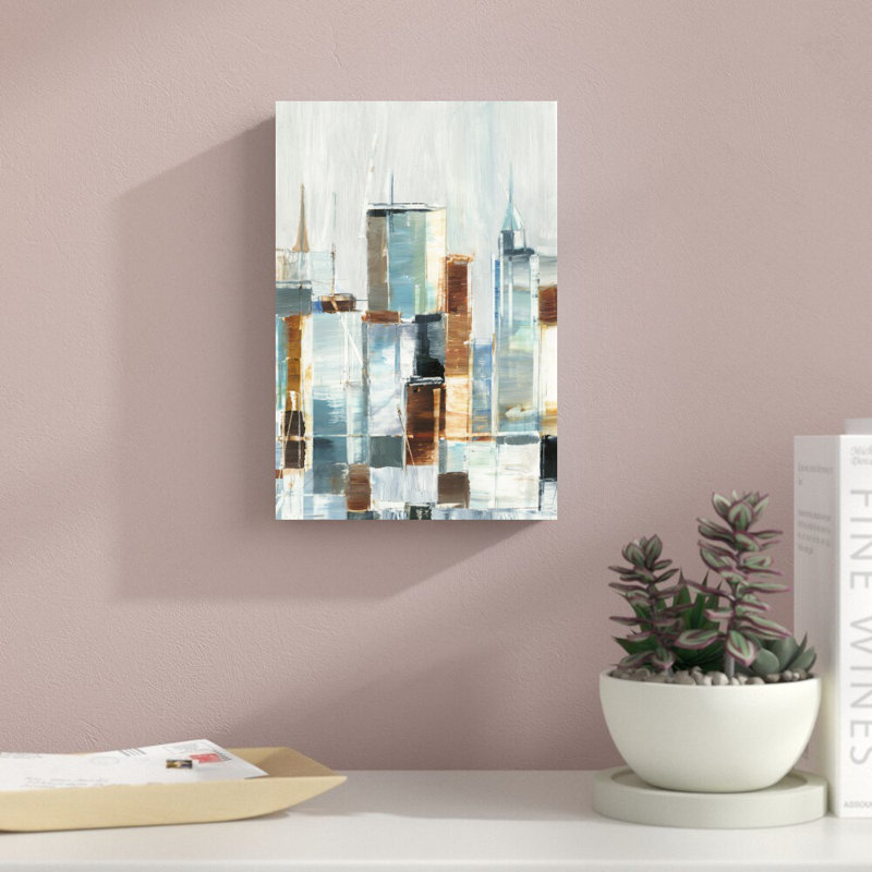 «City Colors I» par Ethan Harper - impression sur toile tendue, H 12 po x l 8 po