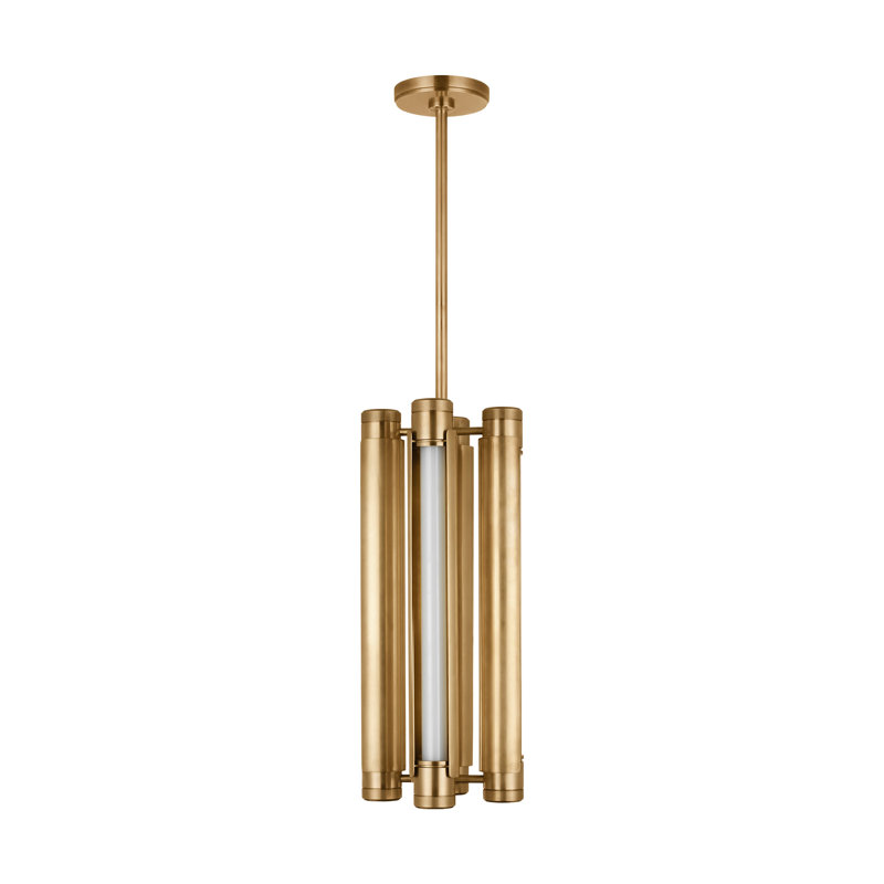 Capa 4 - Light LED Pendant, Hand Rubbed Antique Brass