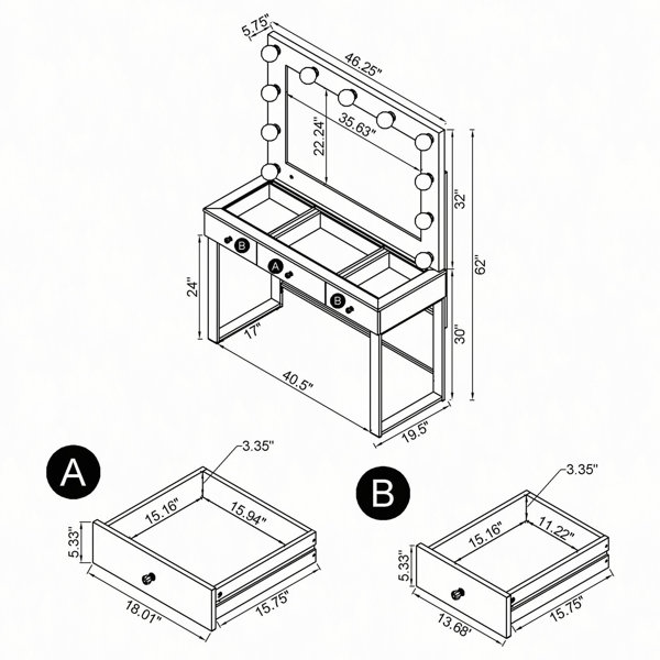 Dimensions du produit