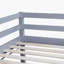 Lit mezzanine bas gris avec glissade, échelle et barrières de sécurité complètes-1450674868