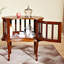 Console en noyer massif