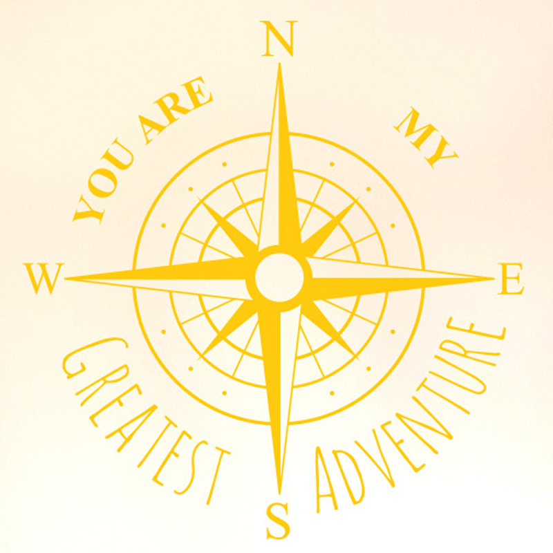 Wall Decal, Dark Yellow