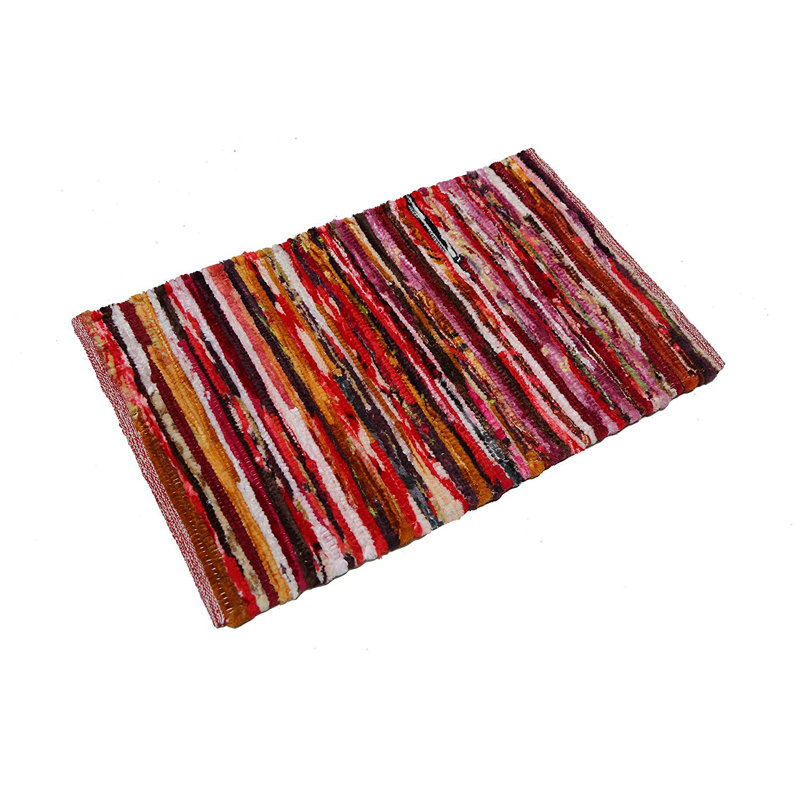 Esterly Cotton Abstract Indoor Rug