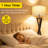 60.24" Solid Wood Floor Lamp Custom Shape Lights With Foot Switch And Remote Control-1138198699