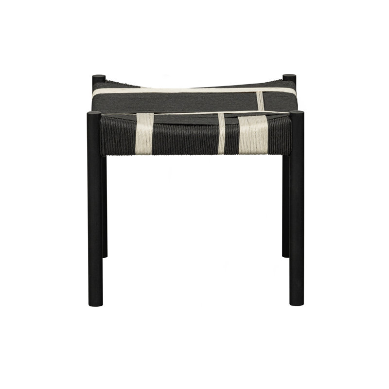 Alligin Solid Wood Accent Stool