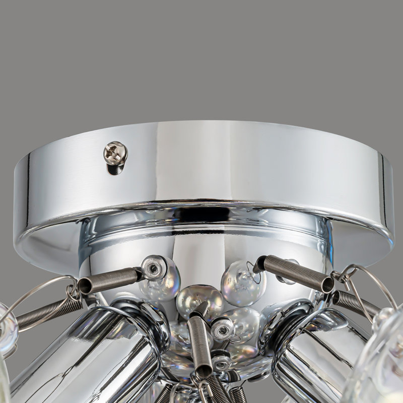 Luminaire semi-encastré Frachia, Chrome