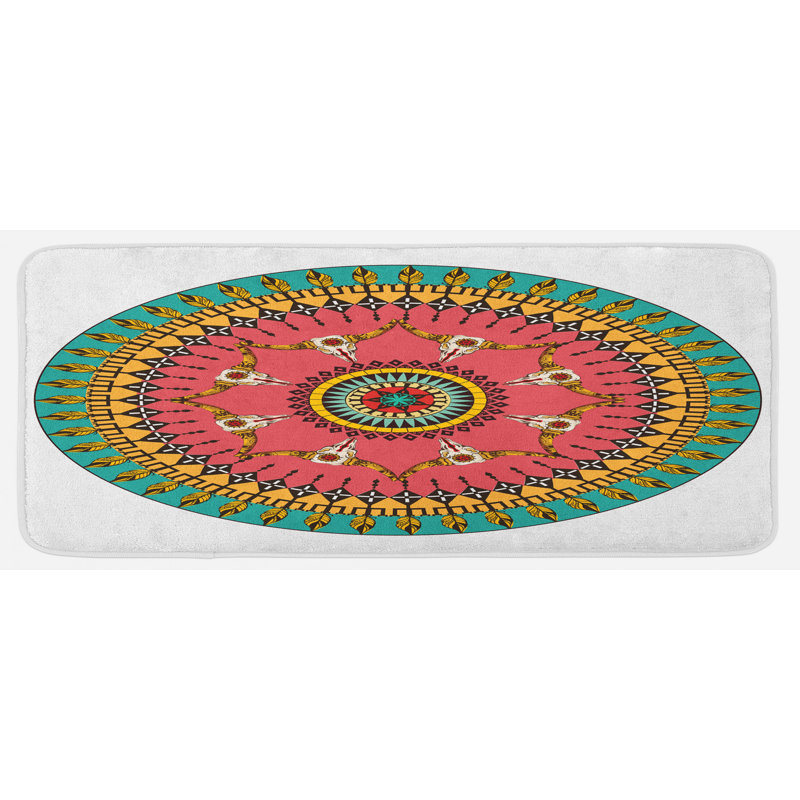 Eclectic Polyester Kitchen Mat