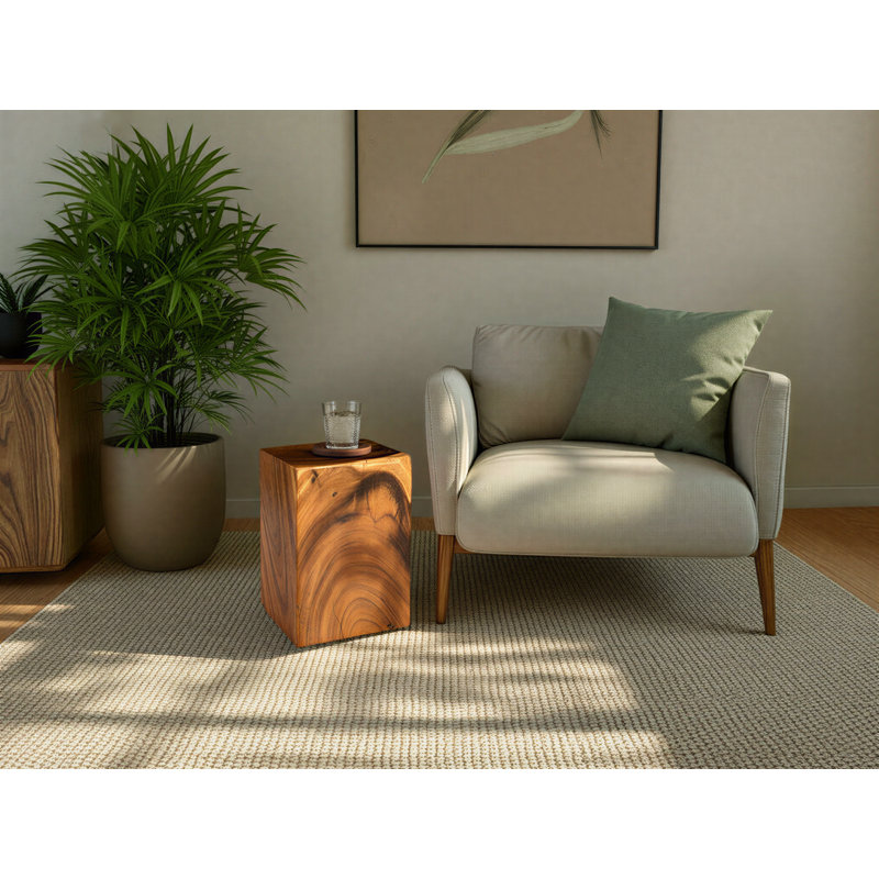 Chamcha Wood Accent Stool