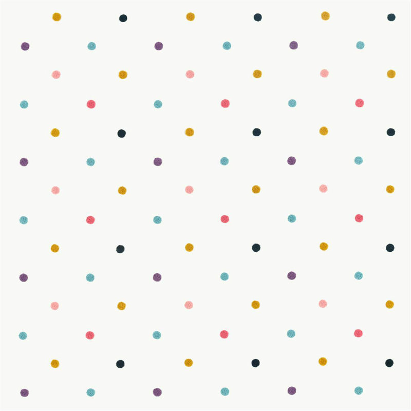 Bon Bon Fabric, Raspberry/Grape/Sunflower/Blueberry
