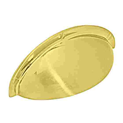 (5 Pack) 2-1/2 inch Cup Pull Polished Brass
