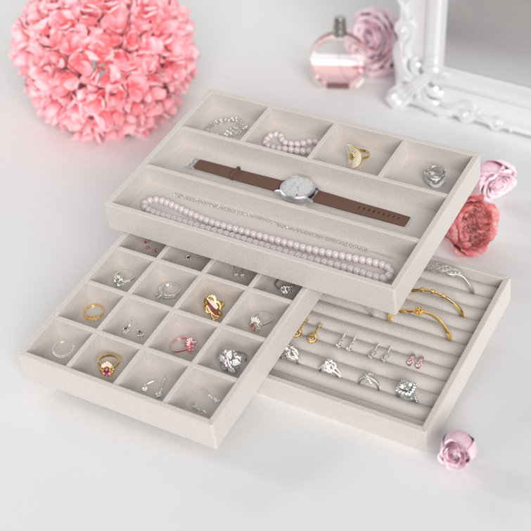 ClosetMaid 3 Piece Jewelry Organizer Tray Set & Reviews