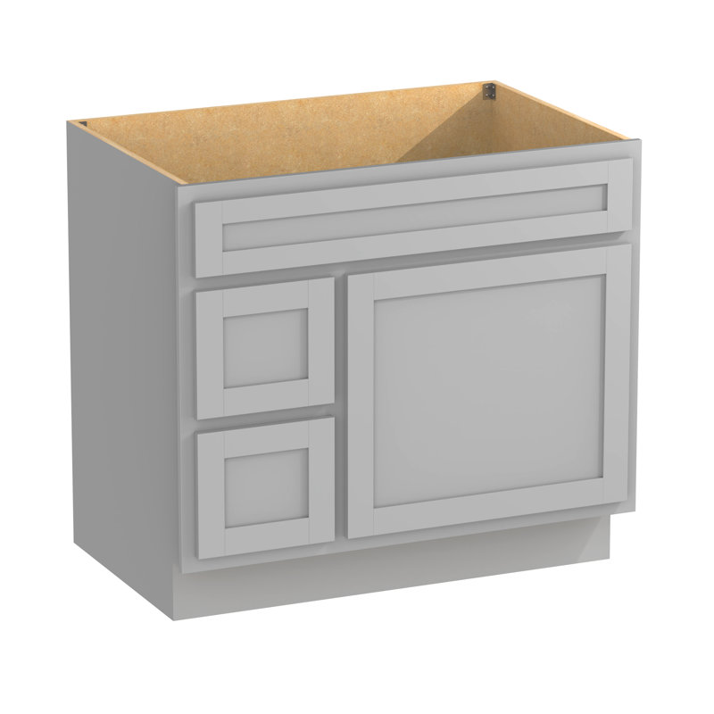 36'' Single Bathroom Vanity Base Only, Grey