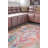 Tapis abstrait en polyester / polypropylène à motif abstrait-1789187424