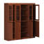 Vaisselier 100% bois massif 65 po avec verre transparent, portes Shaker et tablettes réglables-1114349168