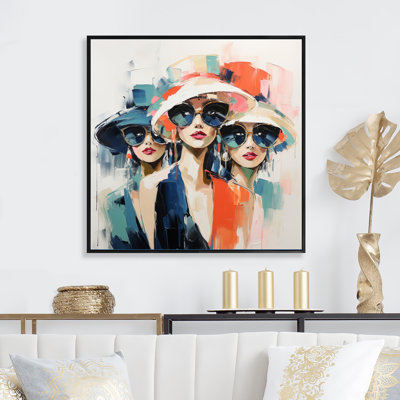 " Woman With Fashion Hats I "