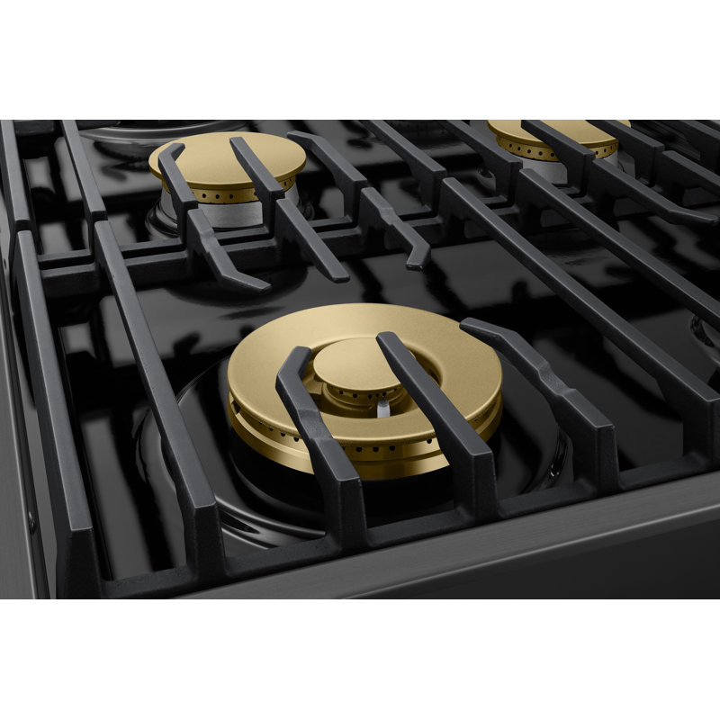 36" Gas Rangetop 6 Burners, NG/LP, Graphite Stainless
