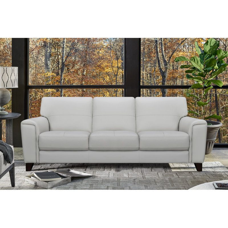 Dinese Upholstered 88'' Sofa, Dove Gray