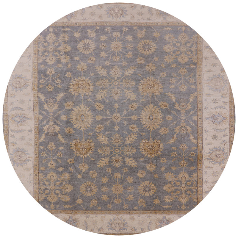 Tapis oriental gris / beige Thalweg, Rond 5 pi