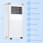 Climatiseur portatif 10 000 BTU avec télécommande