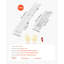 Rampes en aluminium 1000 lb 1Pcs