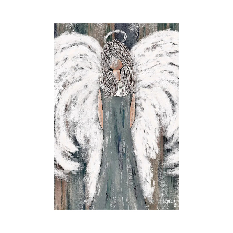 «Farmhouse Guardian Angel II», reproduction d'art sur toile encadrée, Toile tendue, Ne s’applique pas, H 18 po x l 12 po