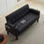 2 Seater Faux Leather Sofa