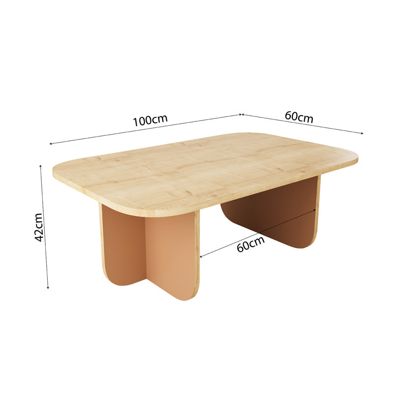 BECA Coffee Table, Terracotta