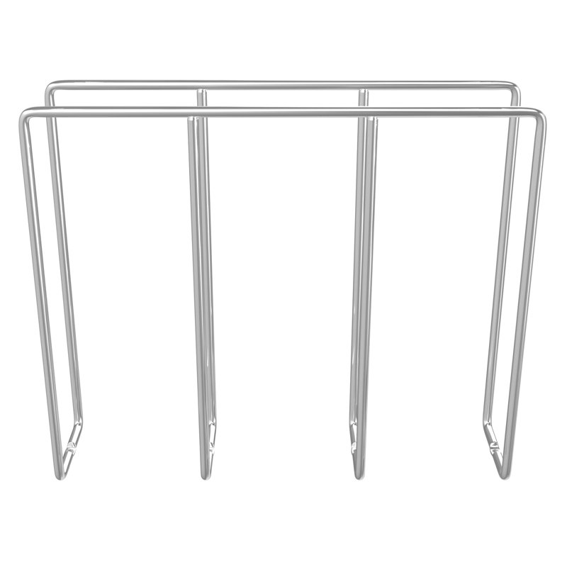 Chrome U-Shaped Bakeware Divider Cabinet Organizer