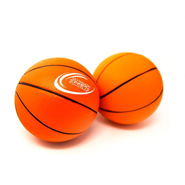 Orange Foam Basketball with Skywalker Sports Logo