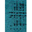 Rapture Teal/Black Abstract Luxury Area Rug-68861360