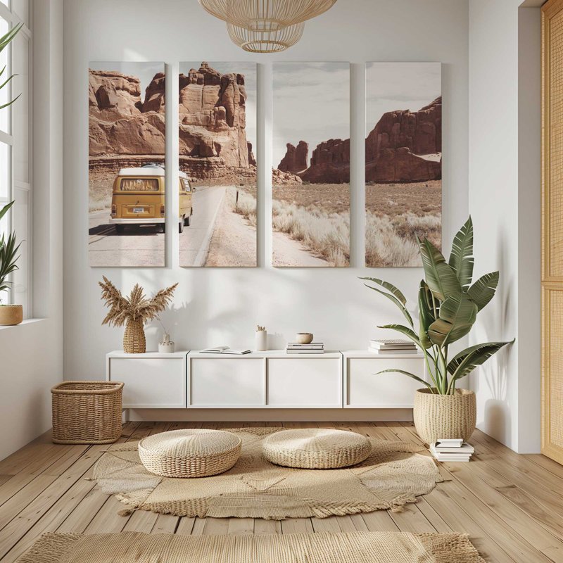 Hors des sentiers battus | Impression sur toile 4 panneaux, H 36 po x l 54 po