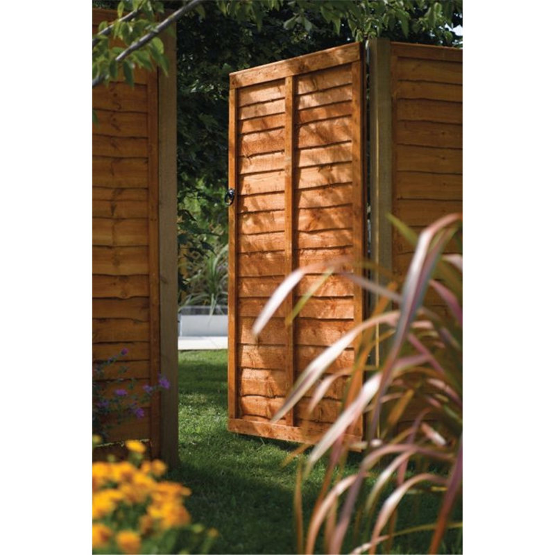 Brekyn 91.5cm H x 183cm W Solid Wood Gate