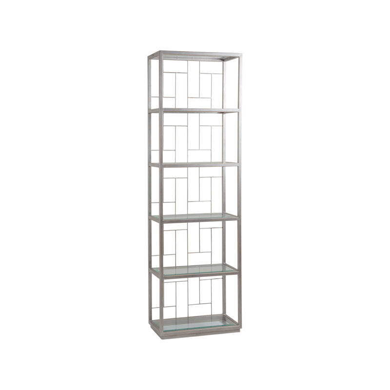 Étagère mince à 5 niveaux 26 po x l 26 po x P 14 po x H 85 po, Argento