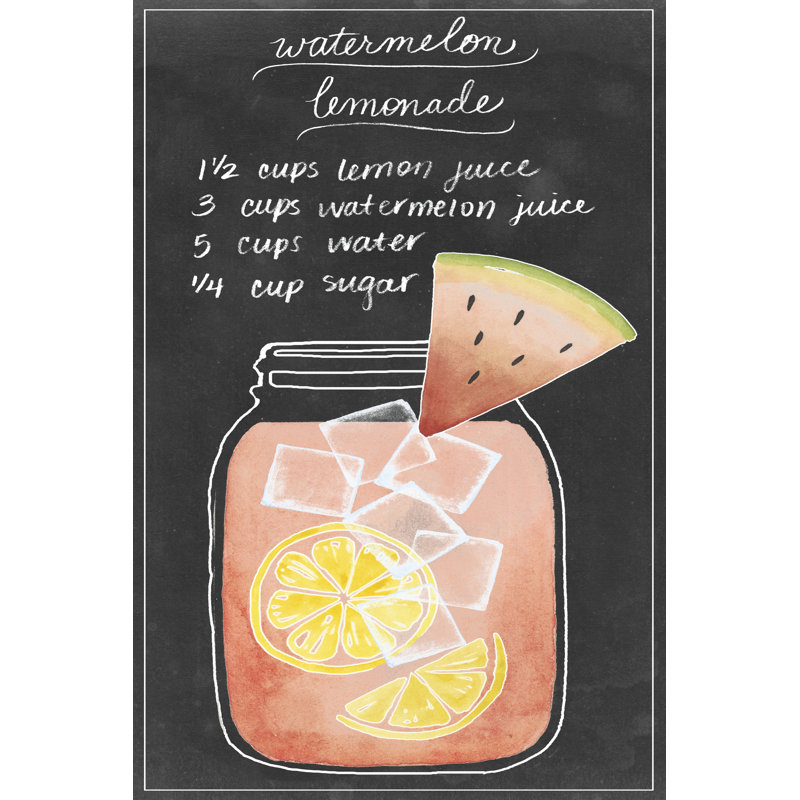 Summer Drinks I by Grace Popp - Wrapped Canvas Print, 46cm H x 30cm W x 3.8cm D