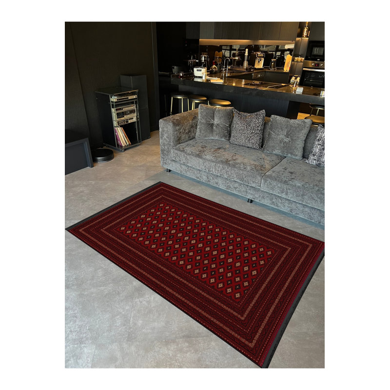 Tapis tissé à la main Mosso, 2 pi x 2 pi 11 po