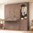 Cleo Gray Boucle Queen Bed