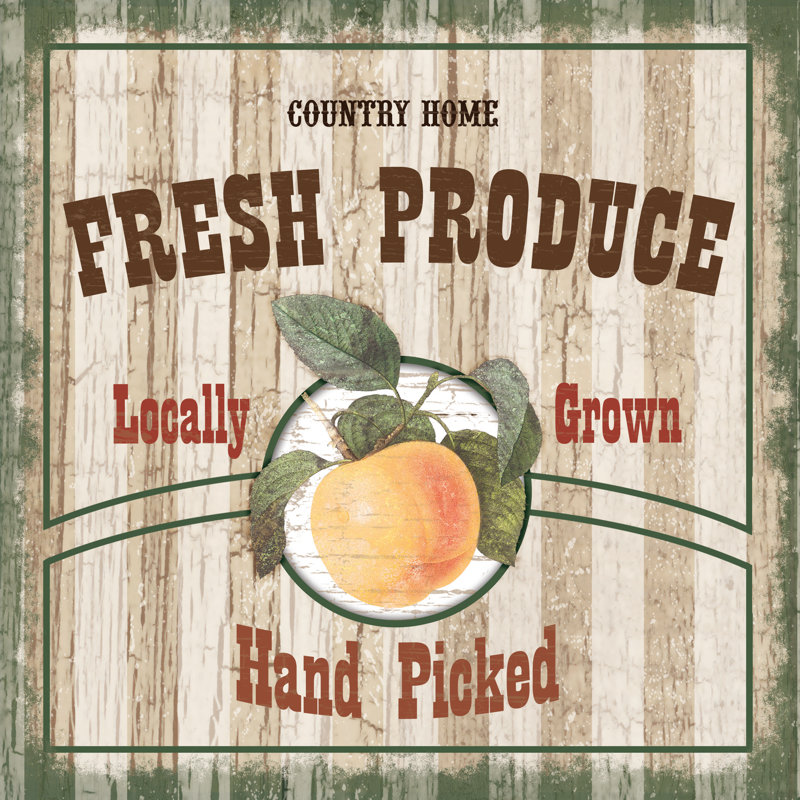 Produce Fresh - Wrapped Canvas Painting, 76cm H x 76cm W x 3.8cm D