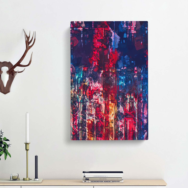 The Streets in Abstract - Wrapped Canvas, 60cm H x 40cm W x 3cm D